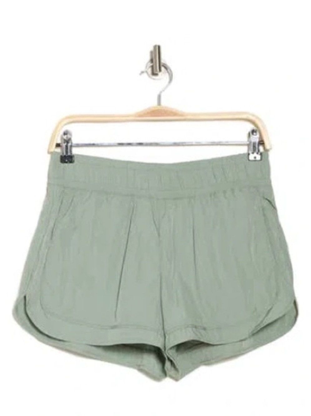 Yogalicious Light Sage Women's Athletic Shorts